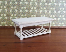 Dollhouse Miniature Large Kitchen Prep Table 1:12 Scale Unfinished Furniture
