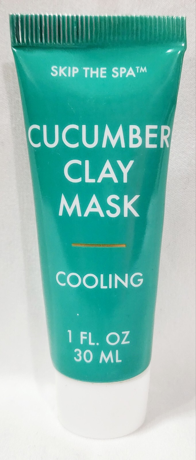 Skip The Spa Cooling Cucumber Clay Mask for All Skin Types 1 oz/30mL-image