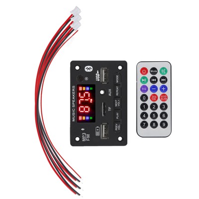 Digital Display Wireless Bluetooth 5.0 Car Stereo MP3 Decoder PCB Board Module s