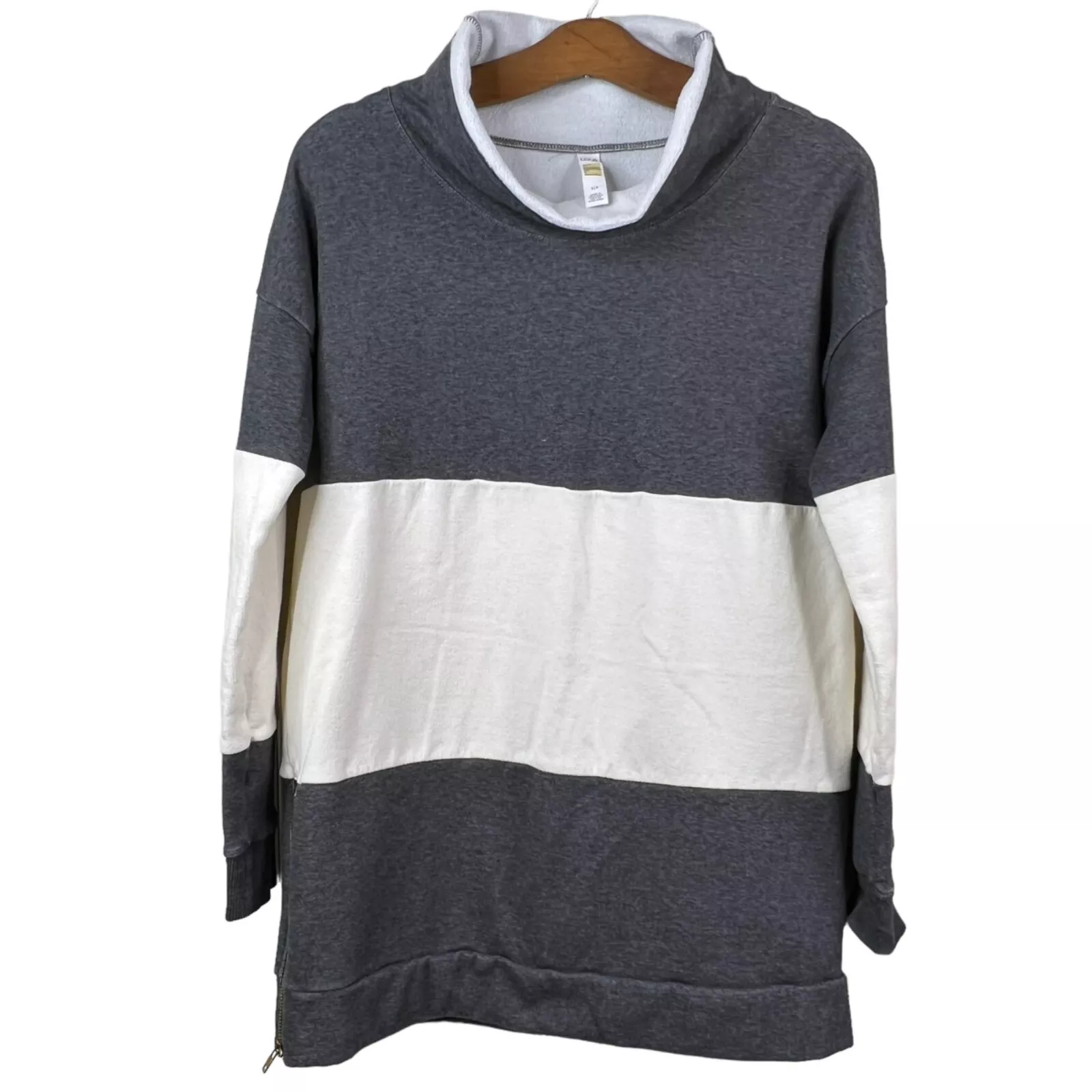 lole cowl neck polyester blend comfort active sweatshirt