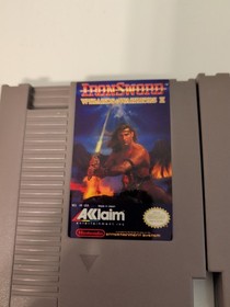 LOT OF 7 NES NINTENDO GAMES = Iron Sword Off Road Jaws Karnov Karate Champ