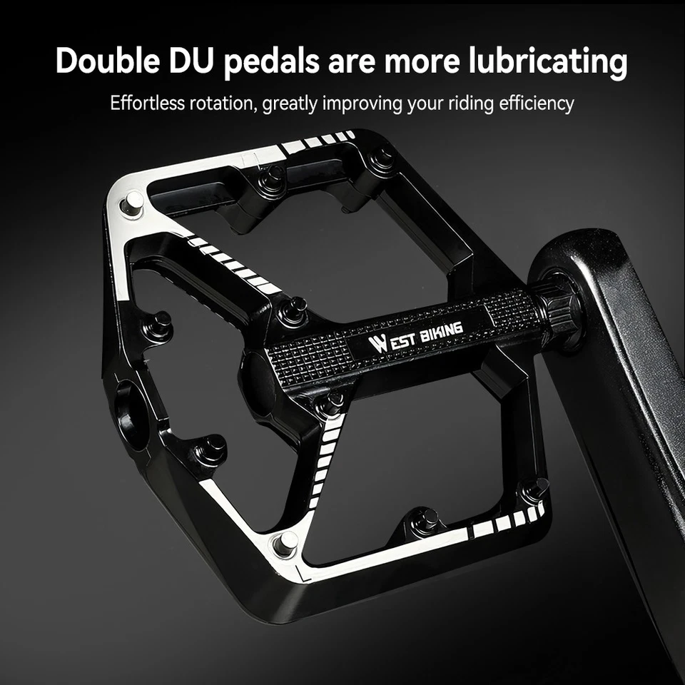 Pedais de bicicleta de montanha liberação rápida rolamentos selados CNC 9/16" - Imagem 4 de 4