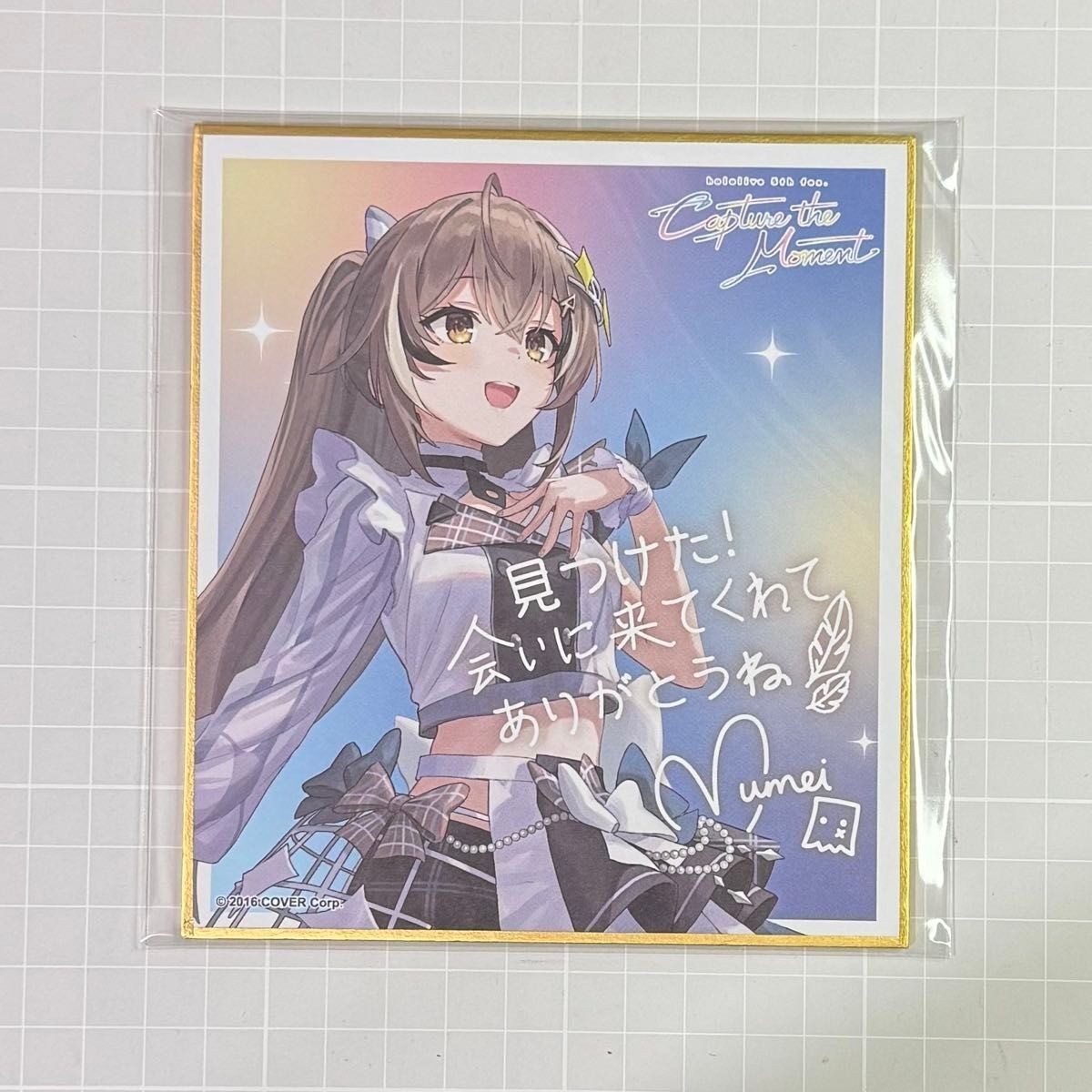 hololive SUPER EXPO 2024 Limited Nanashi Mumei Message Shikishi