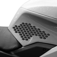 Labelbike 3D Gel Schutzaufkleber Mit Sechsecken In Resin FüR Moto Auto Und Bici