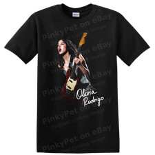 Olivia Rodrigo Guts World Tour Guitar Singer Pop Rock T Shirt Concert Fan Tee