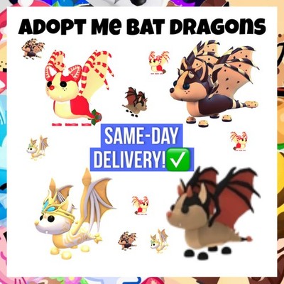 Adopt Me EVERY BAT DRAGON - SAME DAY DELIVERY!