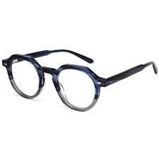 Dollger Blue Light Blocking Glasses For Men Thick Frame Round Dollger Blue ...