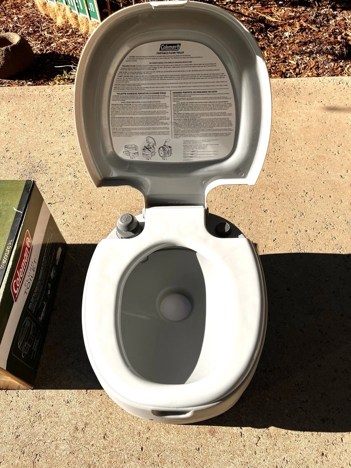 Inodoro portátil Coleman 13,3 litros equipo de camping modelo # 2000003271 Foto 4 de 4