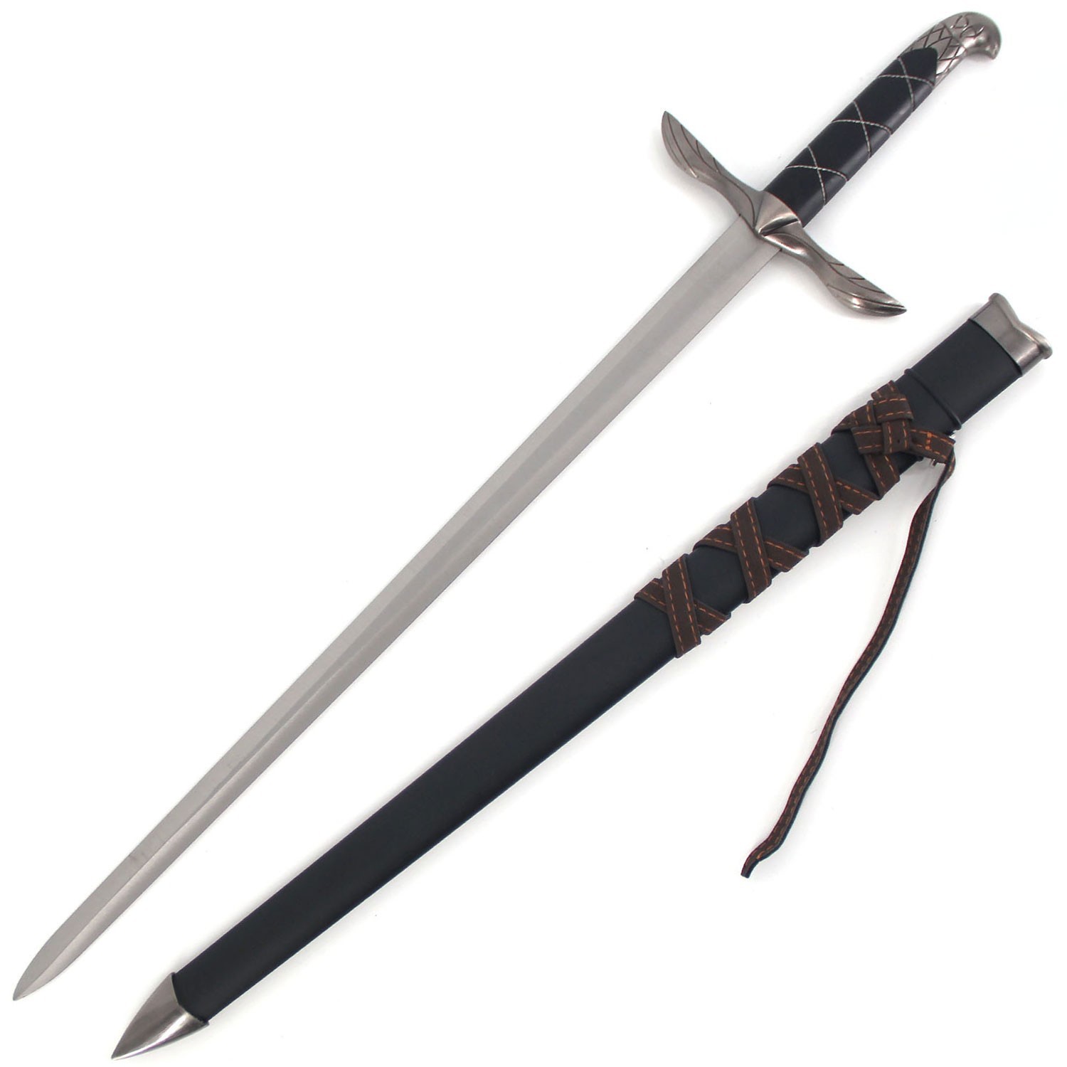 24" Unsharpened Assassins Creed Sword of Altair Short Sword W/ Plastic Scabbard 