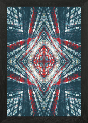 Mandala J Gerahmtes Wandbild Poster Leinwanddruck Bild