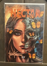 🔥 SIGNED Battle Damage NECTAR #1 TYLER KIRKHAM Trade Variant LTD 500 🔥