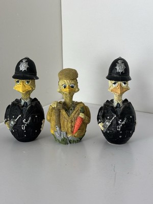 VINTAGE EGGBERT & FRIENDS `BY MALCOLM BOWER FIGUREN Konvolut 3 