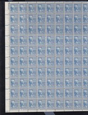 James K. Polk Mint Sheet of 100 Stamps, Scott #816, MNH, Small Flaw, Free Ship!