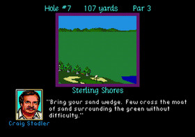 Pga Tour Golf - Sega Genesis Game