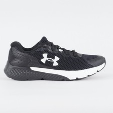 Womens Under Armour Charged Surge 3 Black Mesh Running Lace Up Sports Trainers