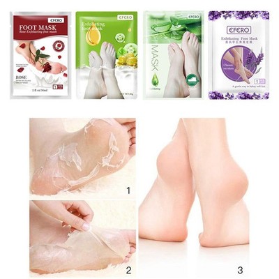 Fußpeeling Maske - 1er Pack - für rissige Fersen abgestorbene Haut Schwielen - Baby weich