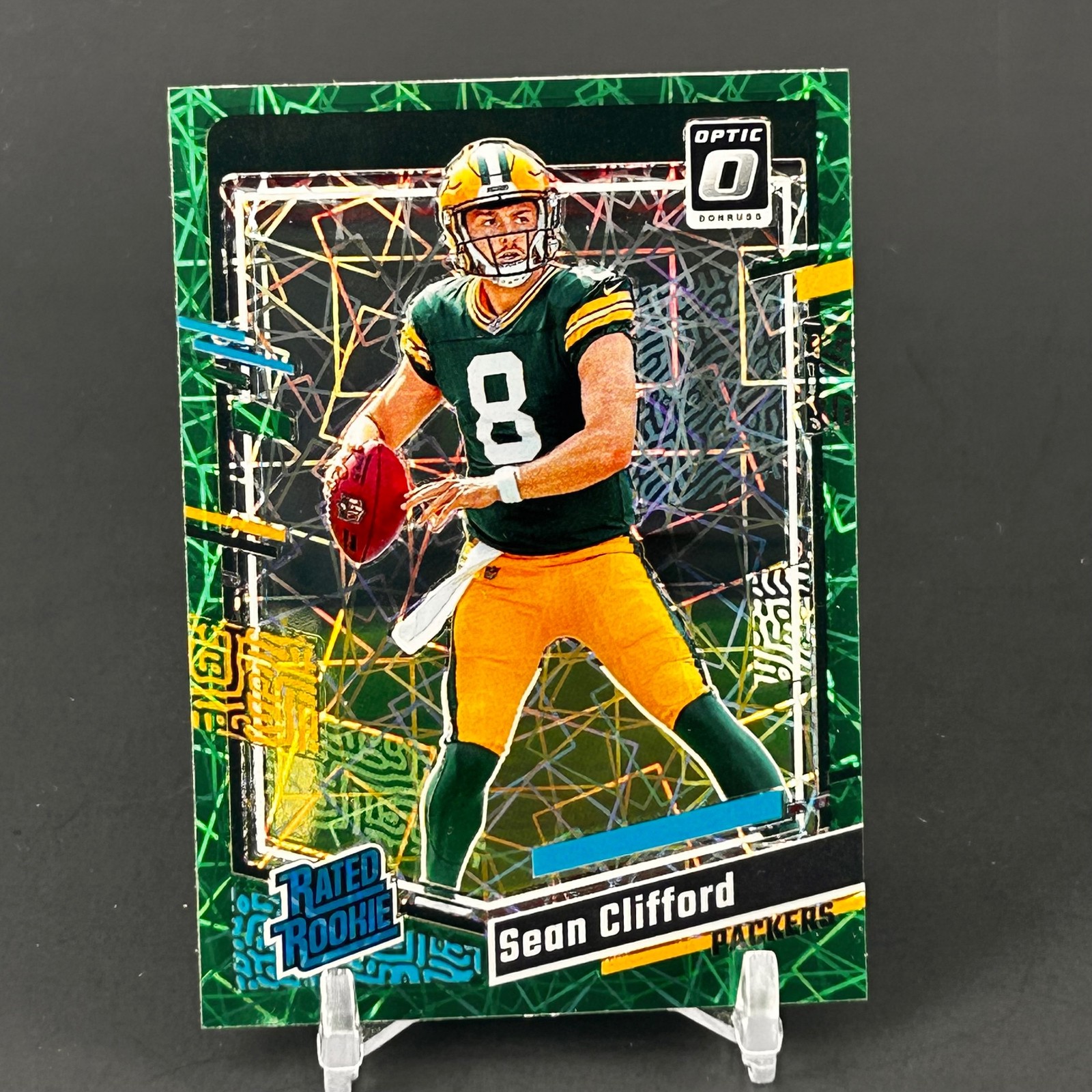 Sean Clifford Panini Donruss Optic #242 Green Velocity