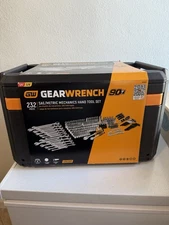 Gearwrench 80949 90T, 232 Pc, SAE/METRIC Mechanics Hand Tool Set, 1/4 and 3/8 Dr