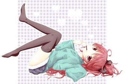 Anime Pale Redhead Stockings Mahou 11x17 Poster
