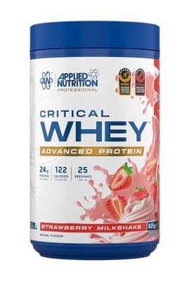 Applied Nutrition Critical Whey, Strawberry Milkshake - 825g (42,41 EUR/kg)