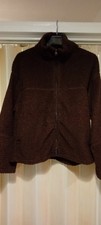 Size Small H&m  Divided Brown Zip Up Teddy Style Fleece