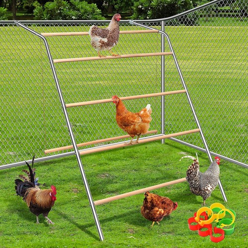 Large Chicken Perch for coop with Swing,Chick Toys,Chicken roosting Bars for ...