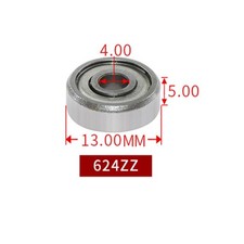 Bearing Shielded Ball Deep Groove High Quality Kits Premium 4 Mm Inner