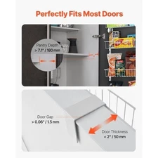 Over the Door Pantry Organizer 9Tier Pantry Organization and Storage