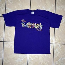 Vintage 90s Walt Disney World Seven Dwarves T-Shirt Mens Large
