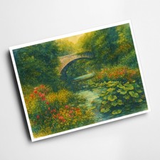 A6 PRINT - Claypot Bridge, Cullen, Burn - Vintage Art Style