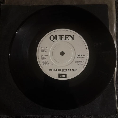 Queen:-Another One Bites The Dust -7" Vinyl 45 Single-EMI 5102