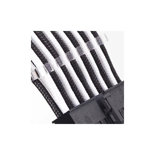 LOT 2 Phanteks 24 pin ATX Motherboard Power Sleeved Extension Cable 500mm 20in - Image 3 of 3