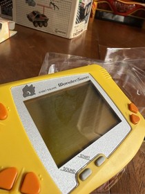 WonderSwan CHOCOBO Console Only SW-001 Bandai Tested Working Japan