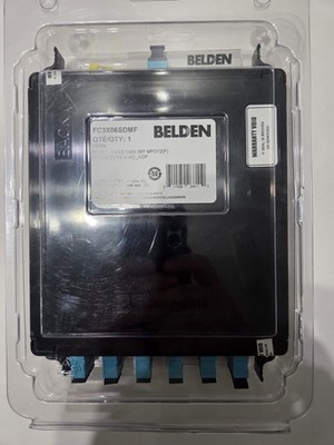 Belden FC3X06SDMF FX ECX Cassette OM3 MPO12 to 6x SC Duplex Multimode Aqua NEW
