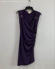 NWT Michael Kors Women Deep Purple Dress Size 2