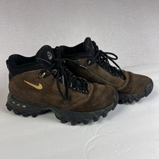 VTG 90s Nike ACG Mid Trail Hiking Boots Brown Suede Size 9