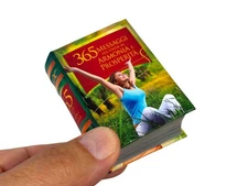 365 Messaggi per Vivere in Armonia e Prosperita Italian mini book hardcover 430p