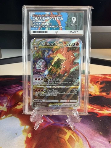 Pokémon TCG Charizard VSTAR SWSH262 Black Star Promo Ace 9