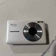 Vivitar VECS124 Popsnap Digital Camera ONLY White NO USB CORD USED, No Sim Card