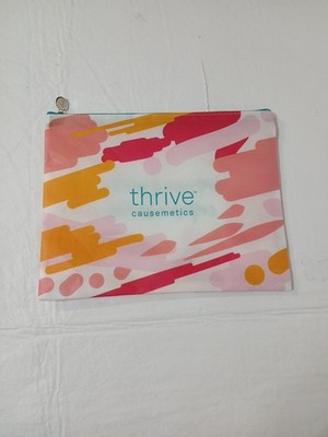 THRIVE CAUSEMETICS Makeup Travel Bag EMPOWERED WOMEN EMPOWER WOMEN