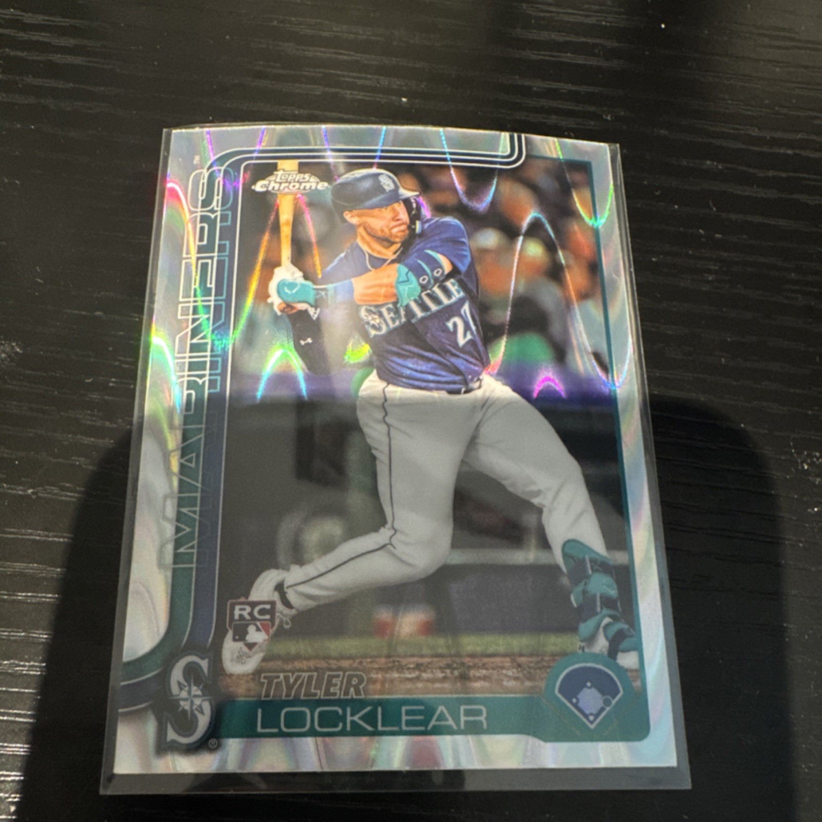Topps Chrome Tyler Locklear #41 Seattle Mariners Rookie Baseball Card 2025