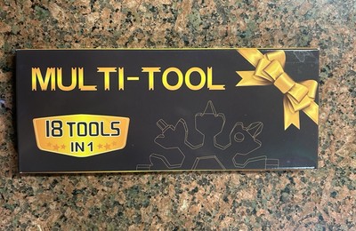 MULTI-TOOL. Stainless Steel. 18 Tools in 1. Outdoor,camping,ride,office. New