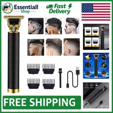 Cordless Zero Gapped Hair Clippers - Professional Trimmer for Men, Rechargeable