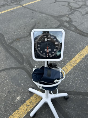 #ad Hillrom Acuity II Manual Blood Pressure Monitor Cart Mounted Adult Cuff $64.99