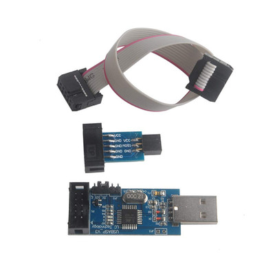 For ATMEL 51 AVR USB ISP ASP Microcontroller Programmer Downloader with Cable