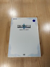 Final Fantasy I-II Advance Official Guide Book Game Boy Advance Used Blue Free