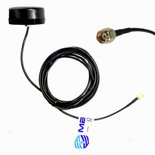 2.4GHz/5GHz WiFi Antenna 2dBi RP-SMA Plug RG174 Cable Screw Mount Outdoor IP65