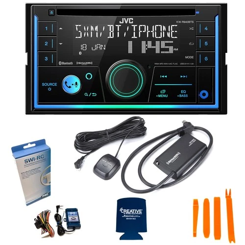 JVC KW-R940BTS Receiver SiriusXM Tuner, BT, Amazon Alexa and SWI-RC adapter