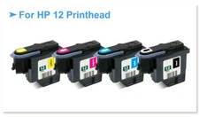 4Color/set  HP 12 Printhead For HP Business Inkjet 3000 300dtn 3000n (BK C M Y)