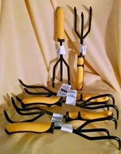 CULTIVATOR SET 6 HAND RAKE STEEL METAL GARDEN TOOL NEW NWT EXPERT GARDENER 2020.